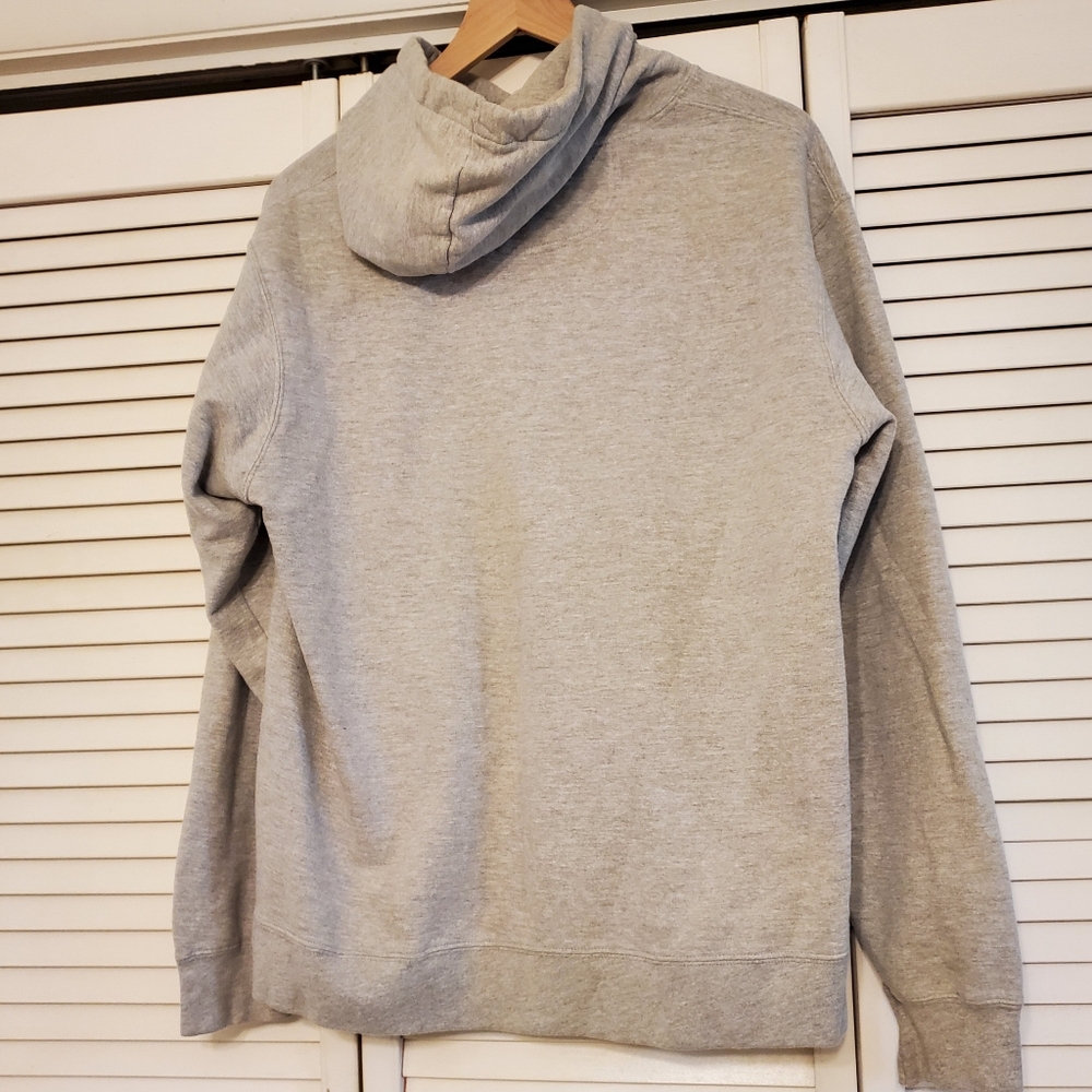 Sanrio Grey Hello Kitty Vintage Style Graphic Hoodie with Pockets, Size Large - Picture 3 of 8
